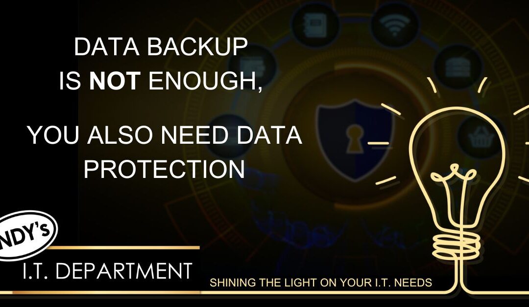 Data Backup Is Not Enough, You Also Need Data Protection